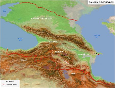 Şərq- Qərb  geosiyasi paralelləri müstəvisində Cənubi Qafqaz dəhlizi