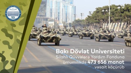 Bakı Dövlət Universiteti orduya dəstək aksiyasını davam etdirməkdədir