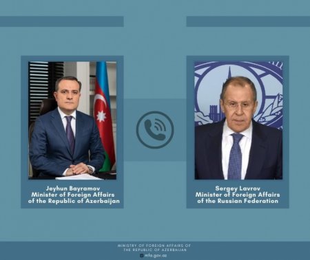 Azərbaycan Rusiya xarici işlər nazirlərinin telefon danışığı oldu