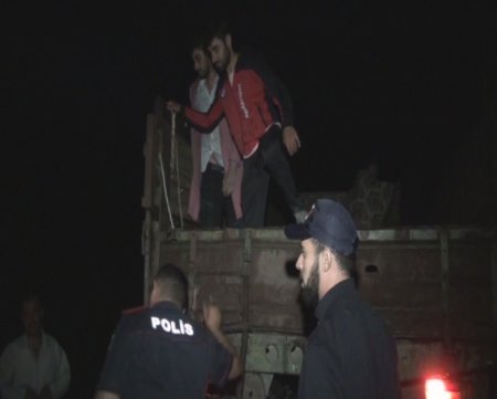Zaqatala polisi azyaşlıları xilas etdi