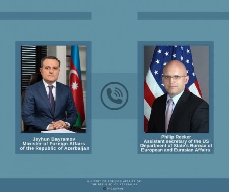 Ceyhun Bayramovun  ABŞ -ın Dövlət Katibinin köməkçisi ilə telefon söhbəti oldu