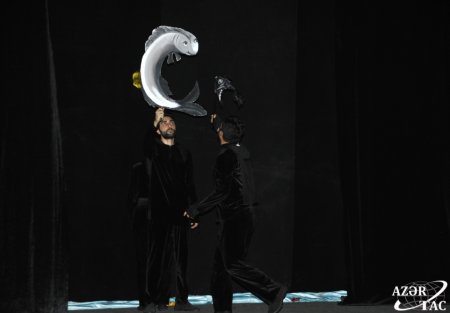 "Qara balığ " Kukla Teatrında