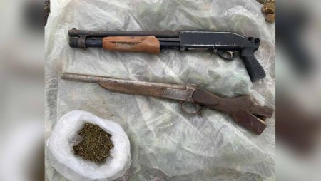 Balakən Rayon Polis Şöbəsinin əməkdaşlarının həyata keçirdikləri əməliyyat zamanı qanunsuz odlu silah-sursat saxlayan və narkotik vasitələrin dövriyyəsi ilə məşğul olan 27 yaşlı Anar Kaltayev saxlanılıb