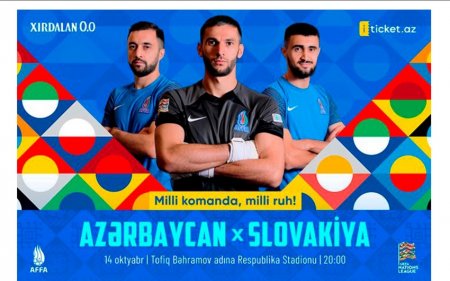 Azərbaycan – Slovakiya oyununun biletləri satışa çıxarılıb