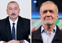 Prezident İlham Əliyev və Pezeşkian forumda çıxış etdilər