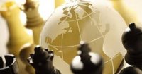 Qlobal Geosiysi Düzən üçün riyazi əyri, qırıq xətlərin kəsişən dilemması