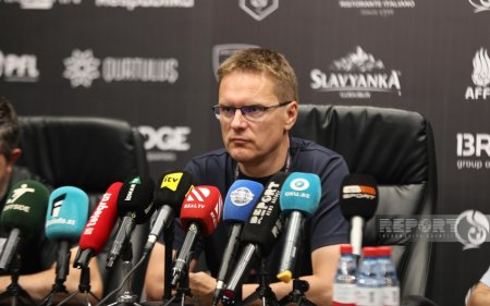 Valdas Dambrauskas:Rəqib komanda pley-off mərhələsinə yüksəlməyə layiq idi.