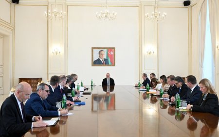 NATO nümayəndə heyətiPrezident İlham Əliyevin qəbuluna